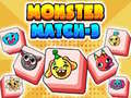 խաղ Monster Match-3 