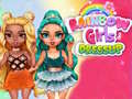 խաղ Rainbow Girls Dress Up Challenge