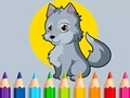 խաղ Coloring Book: Wolf