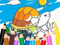 խաղ Coloring Book: Sunny Turtle