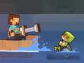 խաղ Pirate Block Craft Monster Shooter