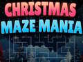 խաղ Christmas maze game