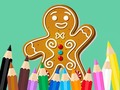 խաղ Coloring Book: Gingerbreads