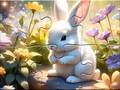 խաղ Jigsaw Puzzle: Sunny Forest Rabbit