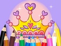 խաղ Coloring Book: Princess Crown