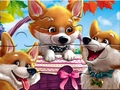 խաղ Jigsaw Puzzle: Funny Corgis