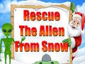 խաղ Rescue The Alien From Snow