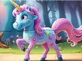 խաղ Jigsaw Puzzle: Magic Forest Unicorn