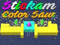 խաղ Stickman Color Saw