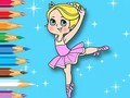 խաղ Coloring Book: Ballet Girl