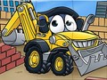 խաղ Jigsaw Puzzle: Excavator Buliding