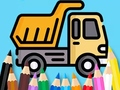 խաղ Coloring Book: Dump-Truck