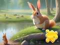խաղ Jigsaw Puzzle: Rabbit And Squirrels