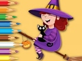 խաղ Coloring Book: Trainee Witch