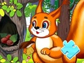 խաղ Jigsaw Puzzle: Squirrel Hide Food
