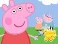 խաղ Jigsaw Puzzle: Peppa With Family