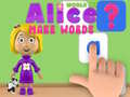 խաղ World of Alice Make Words