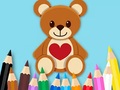 խաղ Coloring Book: Toy Bear
