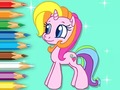 խաղ Coloring Book: Shining Pony