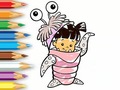 խաղ Coloring Book: Monster Costume Girl