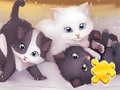 խաղ Jigsaw Puzzle: Playing Cats