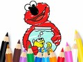 խաղ Coloring Book: Elmo New Friend
