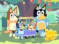 խաղ Jigsaw Puzzle: Bluey Family