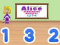 խաղ World of Alice  Sequencing Numbers