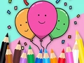 խաղ Coloring Book: Celebrate-Balloons