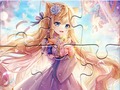 խաղ Jigsaw Puzzle: Cat-Girl