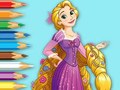 խաղ Coloring Book: Princess Rapunzel