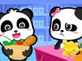 խաղ Jigsaw Puzzle: Baby Panda Supermarket