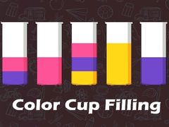 խաղ Color Cup Filling