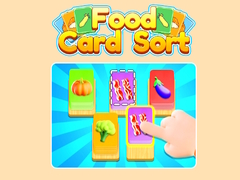 խաղ Food Card Sort