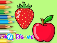 խաղ Coloring Book: Apple And Strawberry