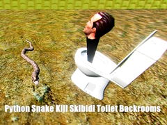 խաղ Python Snake Kill Skibidi Toilet Backrooms