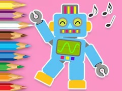 խաղ Coloring Book: Robot Dancing