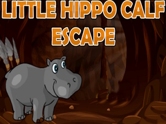 խաղ Little Hippo Calf Escape