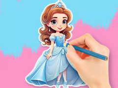 խաղ Coloring Book: Chibi Princess