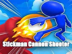 խաղ Stickman Cannon Shooter