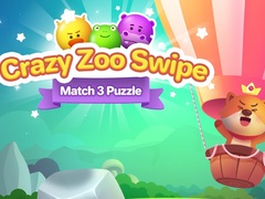 խաղ Crazy Zoo Swipe Match 3 Puzzle