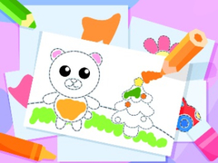 խաղ Toddler Drawing: Cute Pig