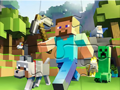 խաղ Jigsaw Puzzle: Minecrafter