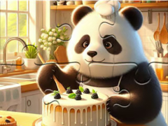 խաղ Jigsaw Puzzle: Panda Baker