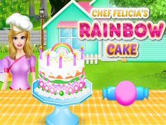 խաղ Chef Felicia`s Rainbow Cake
