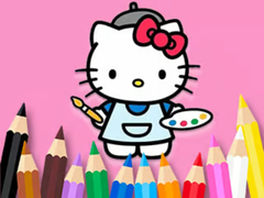 խաղ Coloring Book: Hello Kitty Painting