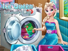 խաղ Ice Queen Laundry Day