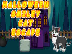 խաղ Halloween Smiley Cat Escape