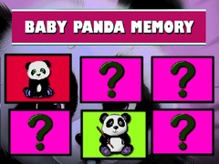 խաղ Baby Panda Memory