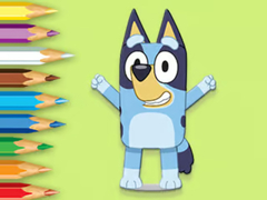 խաղ Coloring Book: Happy Bluey